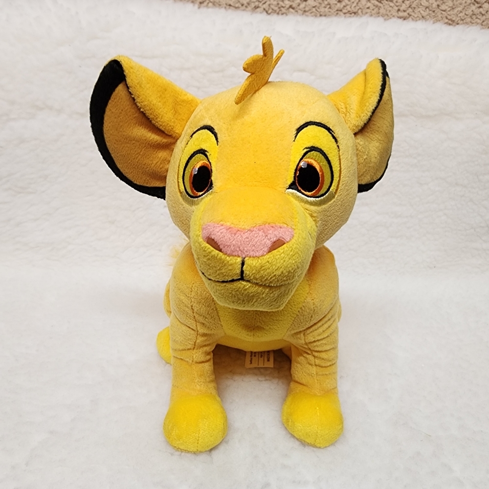 Disney The Lion King Simba Plush 10 Inch Stuffed Animal Preowned